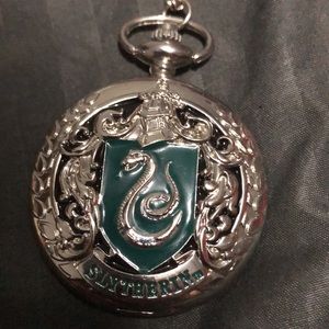 Harry Potter Slytherin Pocket Watch Necklace